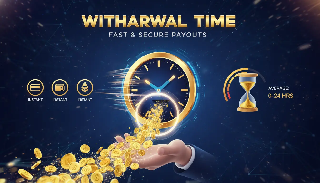Uttagstid hos Vip casino